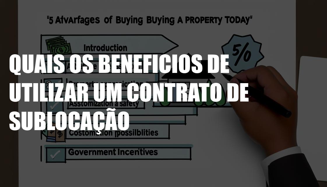 Vantagens de Comprar Imóvel